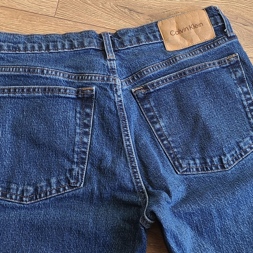 Calvin Klein Straight Classic Blue Denim Jeans